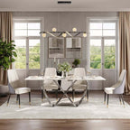 Gold and Black Modern Linear Ceiling Light with Adjustable Height