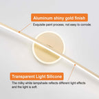 Gold Modern Aluminum 2-Light Flush Mount LED Wall Light