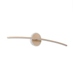 Gold Modern Aluminum 2-Light Flush Mount LED Wall Light