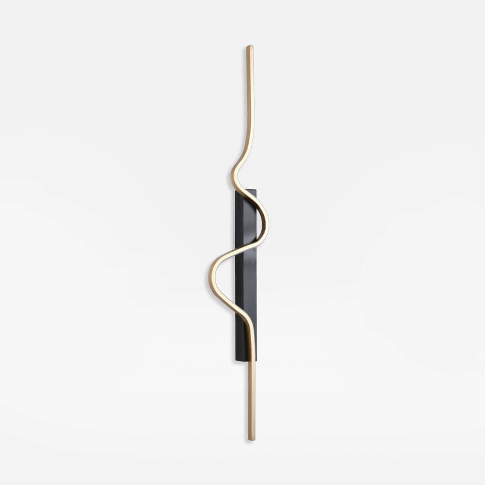 Gold Modern Armed Sconce Wall Light with Tri-Color LED Ambiance