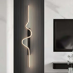 Gold Modern Armed Sconce Wall Light with Tri-Color LED Ambiance