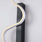Gold Modern Armed Sconce Wall Light with Tri-Color LED Ambiance