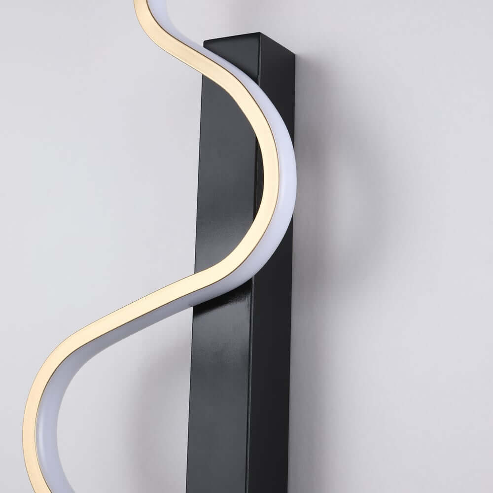 Gold Modern Armed Sconce Wall Light with Tri-Color LED Ambiance