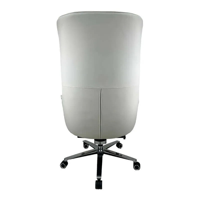 Grand High-Back Leather Office Chair with Ergonomic Support