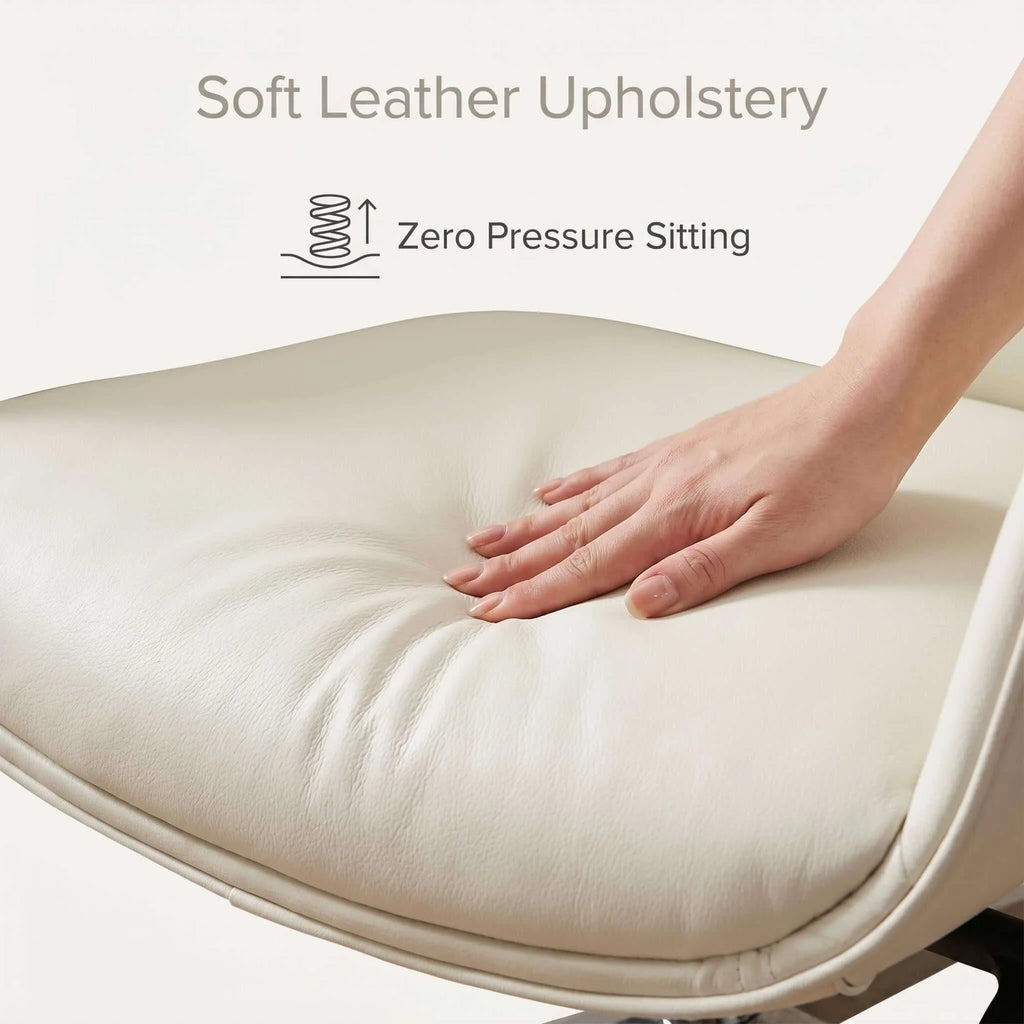 Grand High-Back Leather Office Chair with Ergonomic Support