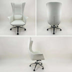 Grand High-Back Leather Office Chair with Ergonomic Support