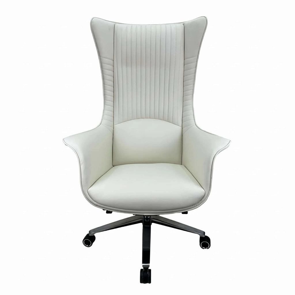 Grand High-Back Leather Office Chair with Ergonomic Support Main Product Image