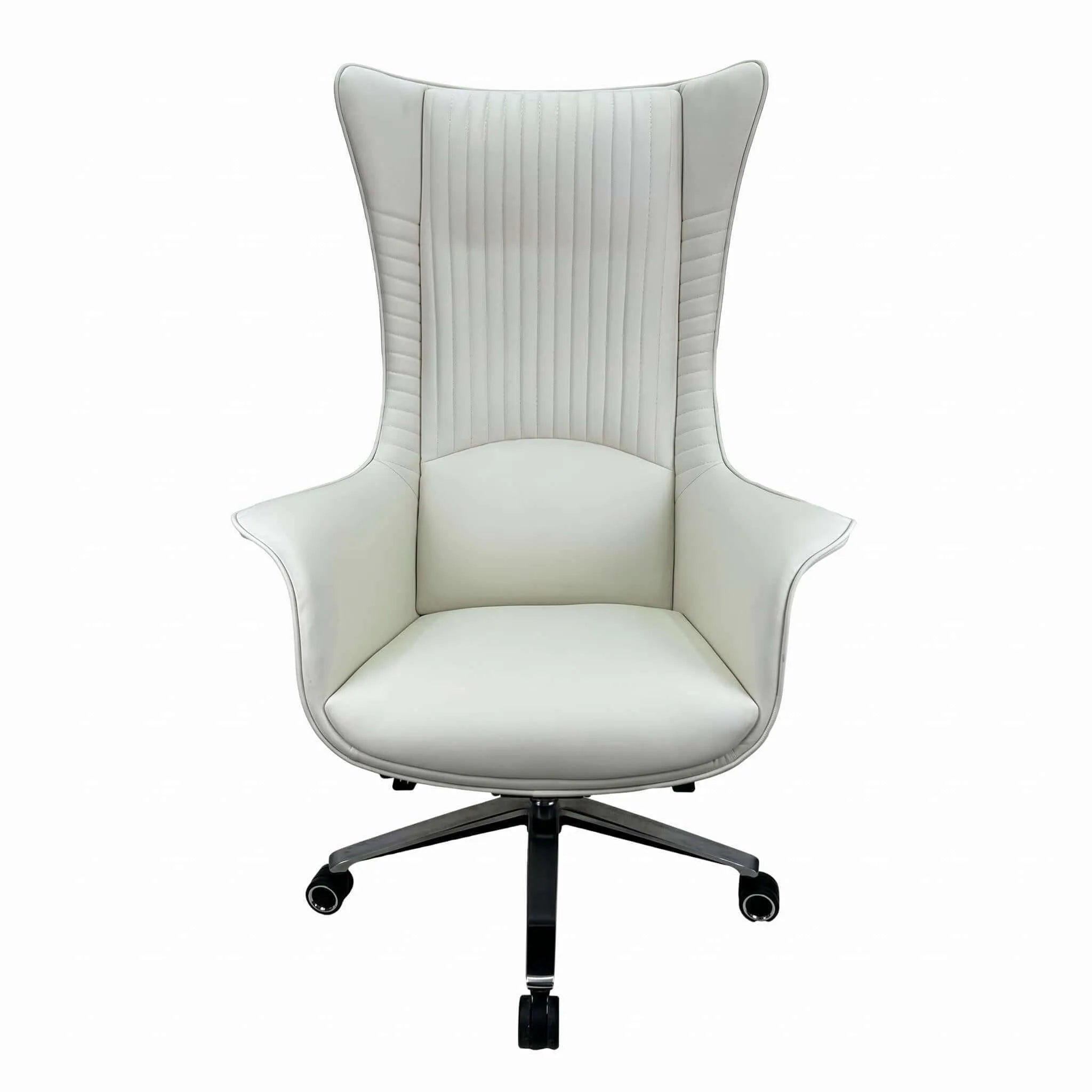 Grand High-Back Leather Office Chair with Ergonomic Support Main Product Image Image principale du produit