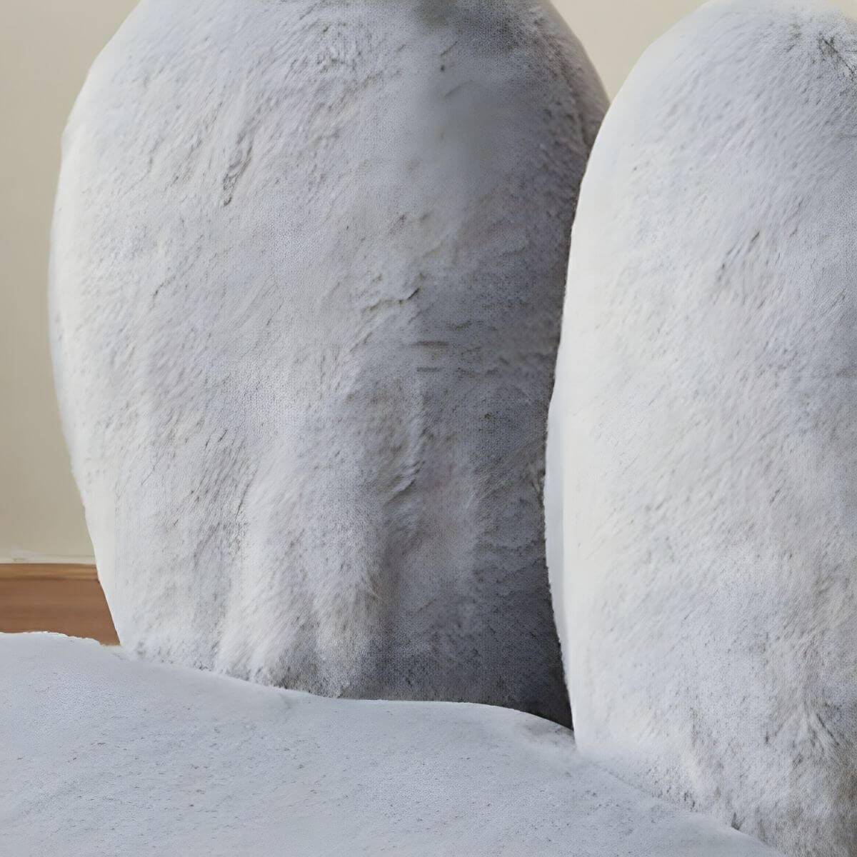 Grey Club Style Children's Sofa with Animal Pattern Design