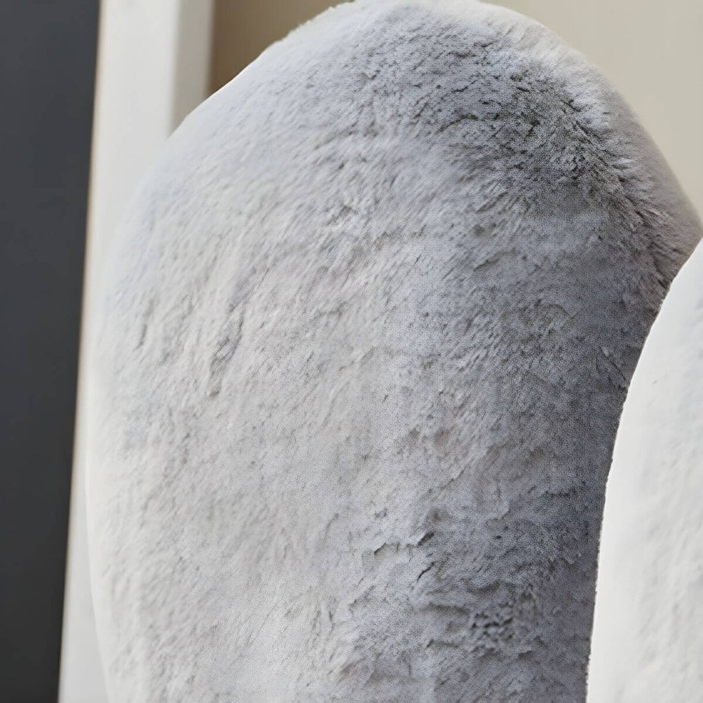 Grey Club Style Children's Sofa with Animal Pattern Design