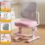 Grey Upholstered 1-Seater Sofa with Ottoman for Kids