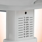 Grey Upholstered Kids Chair with Adjustable Height and Ergonomic Support