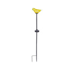 Hand-Blown Glass Bird Solar Path Lights – Outdoor LED Landscape Lighting