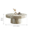 Hand-Painted Sculptural Coffee Table with Stone-Look Texture Dimensions
