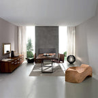 Handcrafted Natural Wood Bench With Elegant Curved Lines