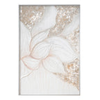 Handmade Mother of Pearl Wall Art Diptych with Lotus Relief and Soft Gold Glow