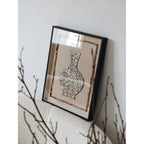 Handmade Mother of Pearl Wall Art Triptych with Sculptural Shell Texture