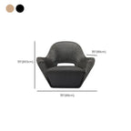 Handwoven Rattan Modern 1-Seater Sofa – Black & Natural Dimensions