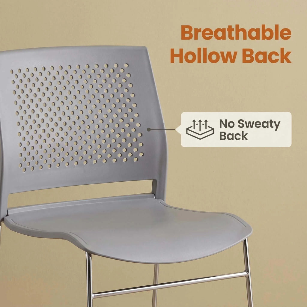 Haven Perforated Back Training Chair with Steel Sled Base