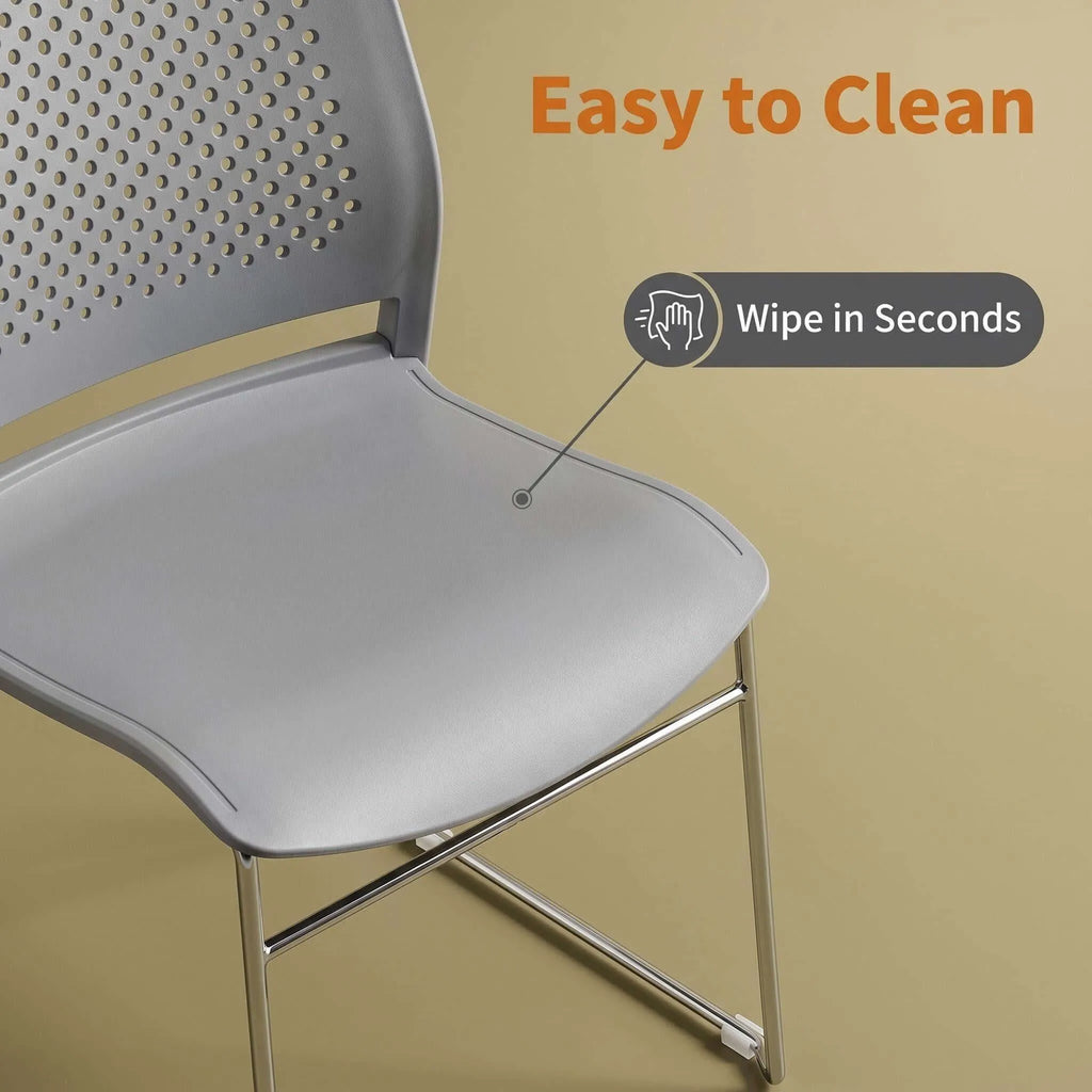 Haven Perforated Back Training Chair with Steel Sled Base