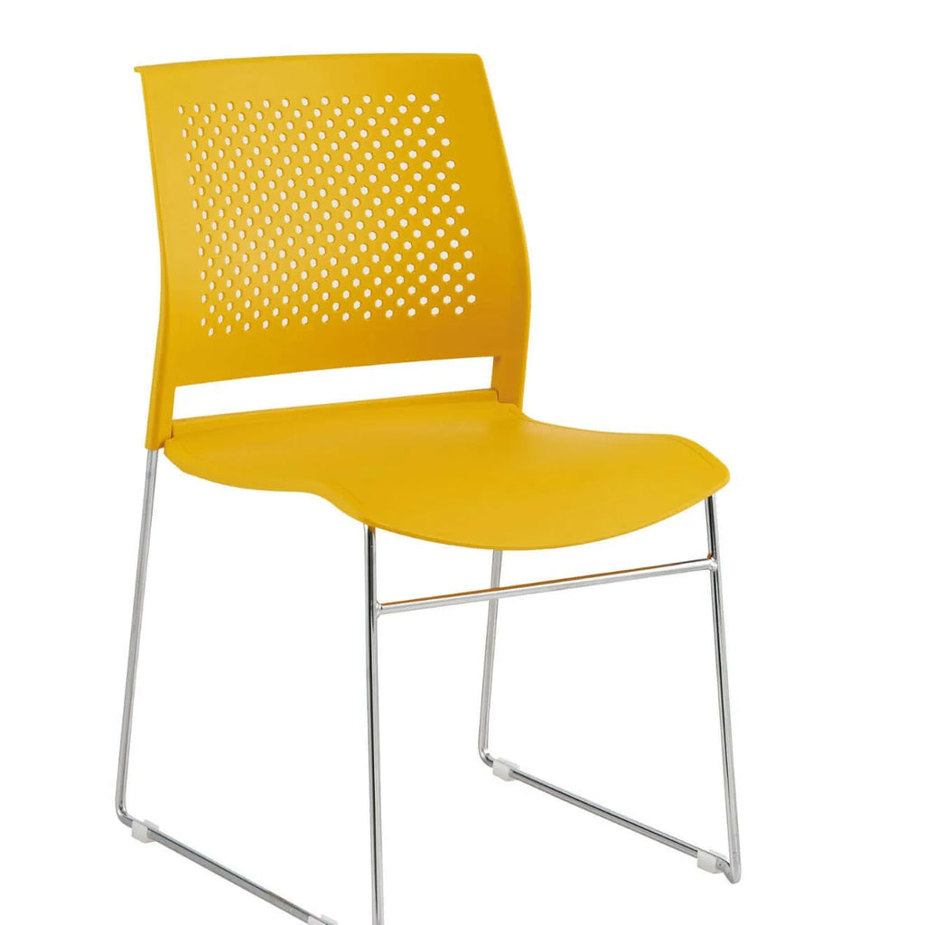 Haven Perforated Back Training Chair with Steel Sled Base