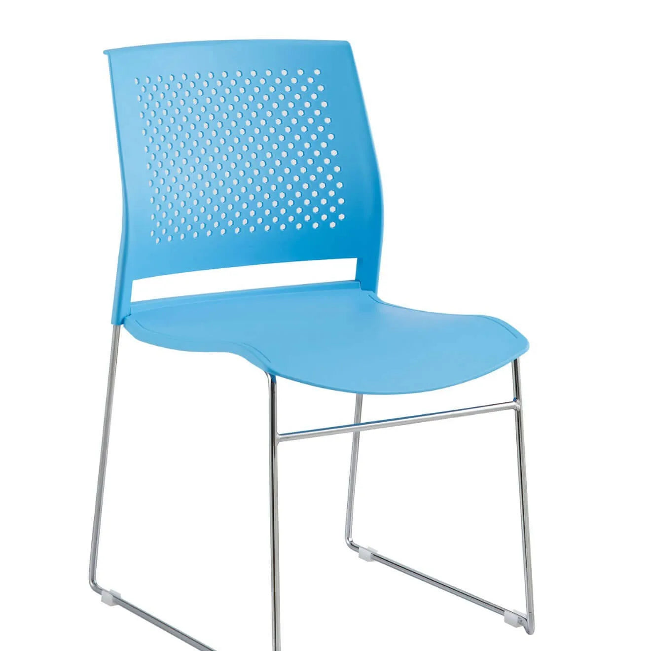Haven Perforated Back Training Chair with Steel Sled Base