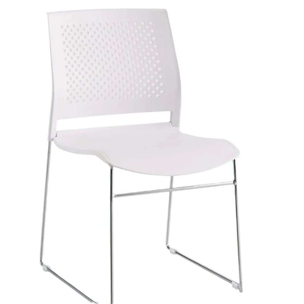 Haven Perforated Back Training Chair with Steel Sled Base