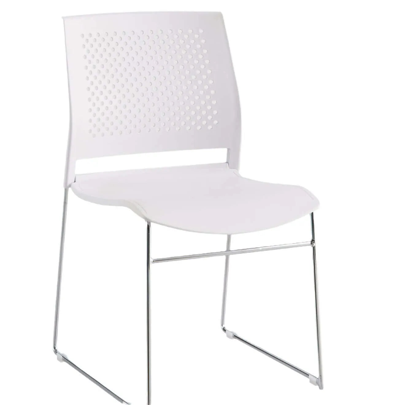 Haven Perforated Back Training Chair with Steel Sled Base