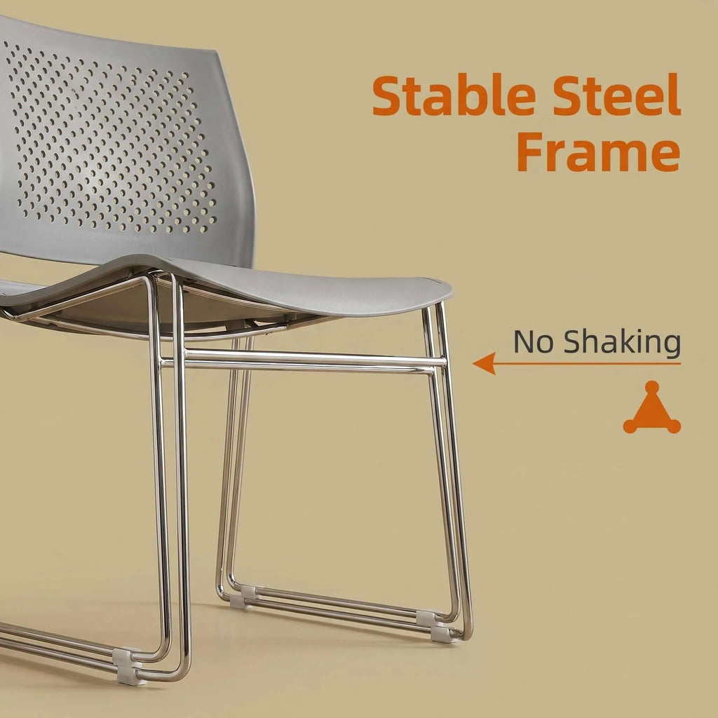 Haven Perforated Back Training Chair with Steel Sled Base