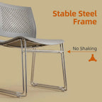 Haven Perforated Back Training Chair with Steel Sled Base