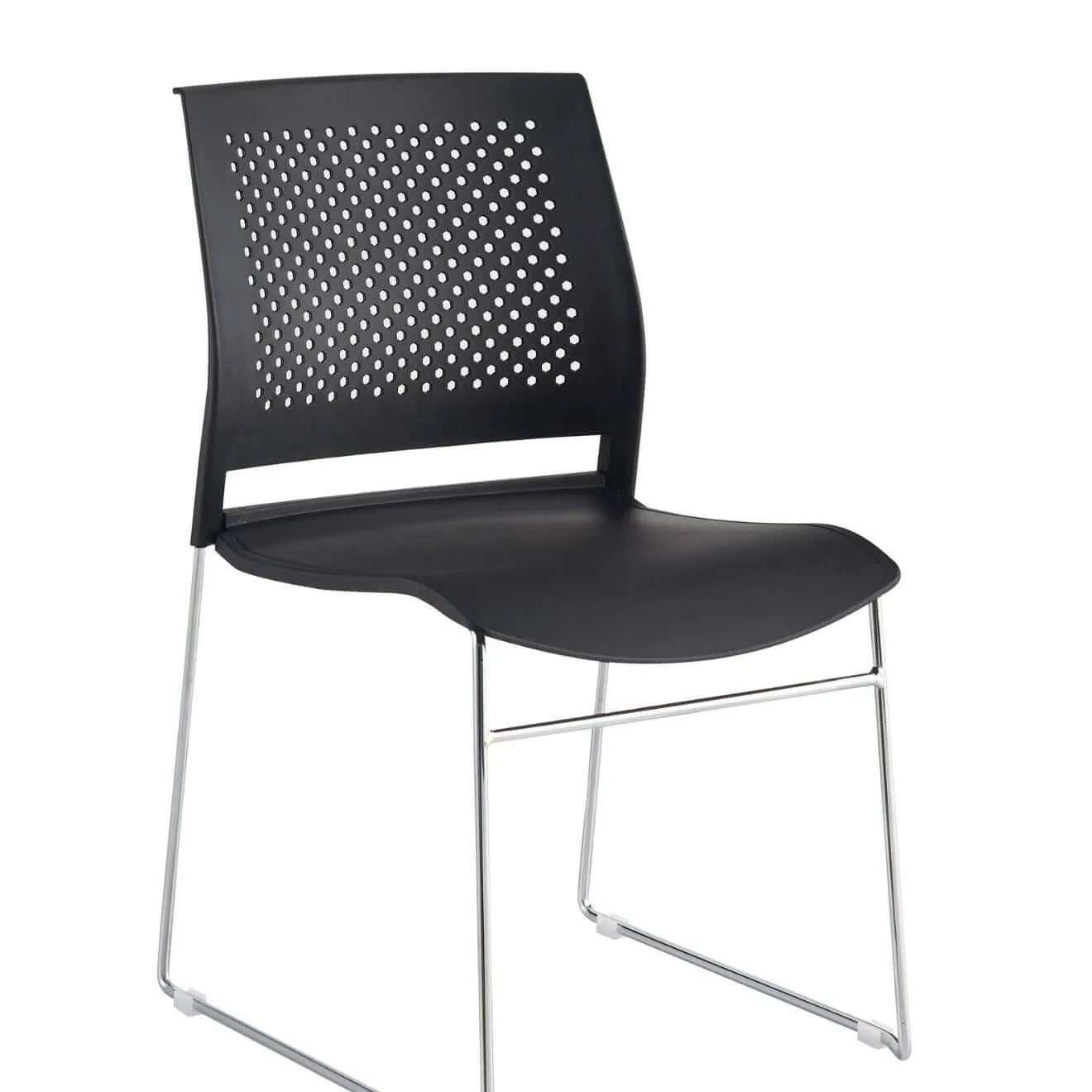 Haven Perforated Back Training Chair with Steel Sled Base Main Product Image Image principale du produit