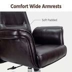High-Back Leather Executive Office Chair