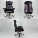 High-Back Leather Executive Office Chair