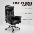 High-Back Leather Executive Office Chair