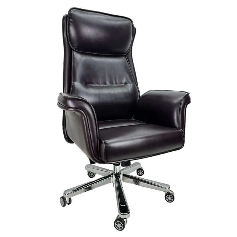 High-Back Leather Executive Office Chair