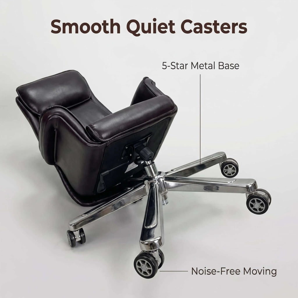 High-Back Leather Executive Office Chair