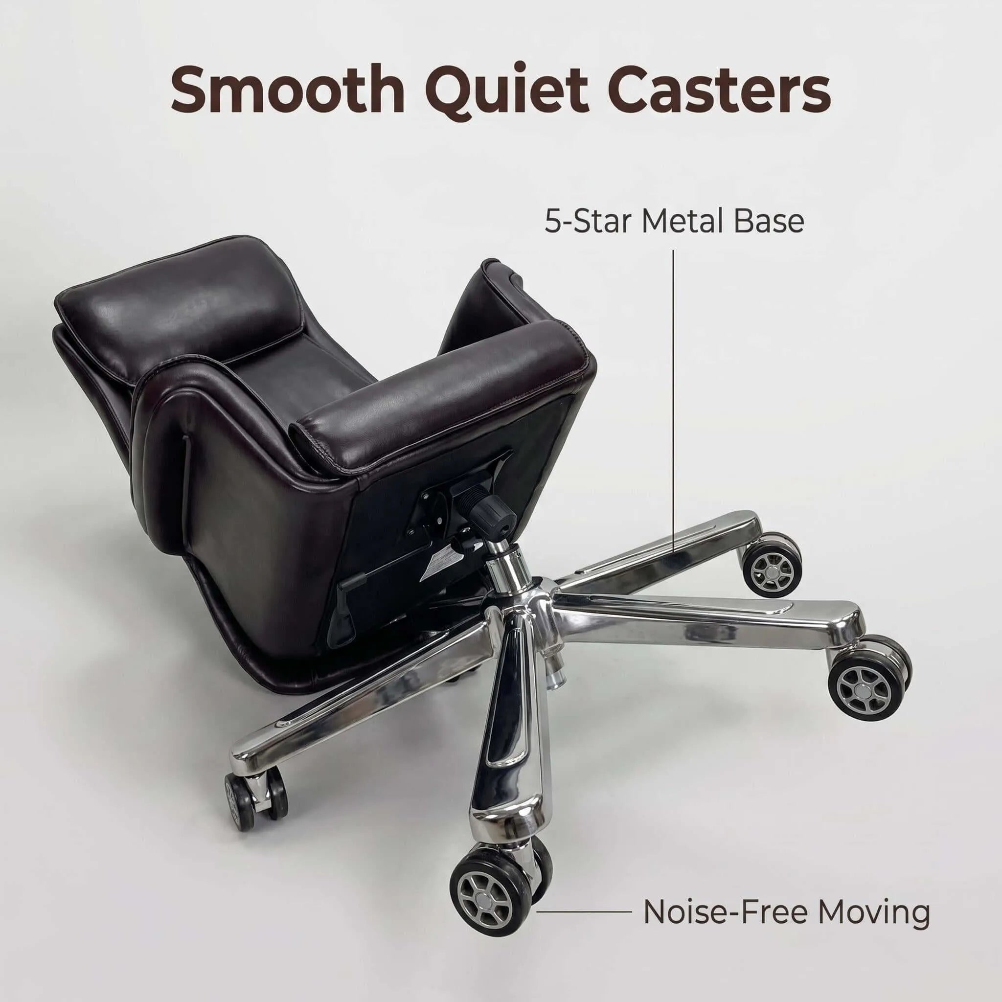 High-Back Leather Executive Office Chair