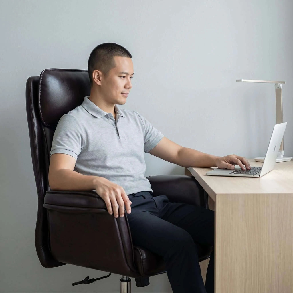 High-Back Leather Executive Office Chair