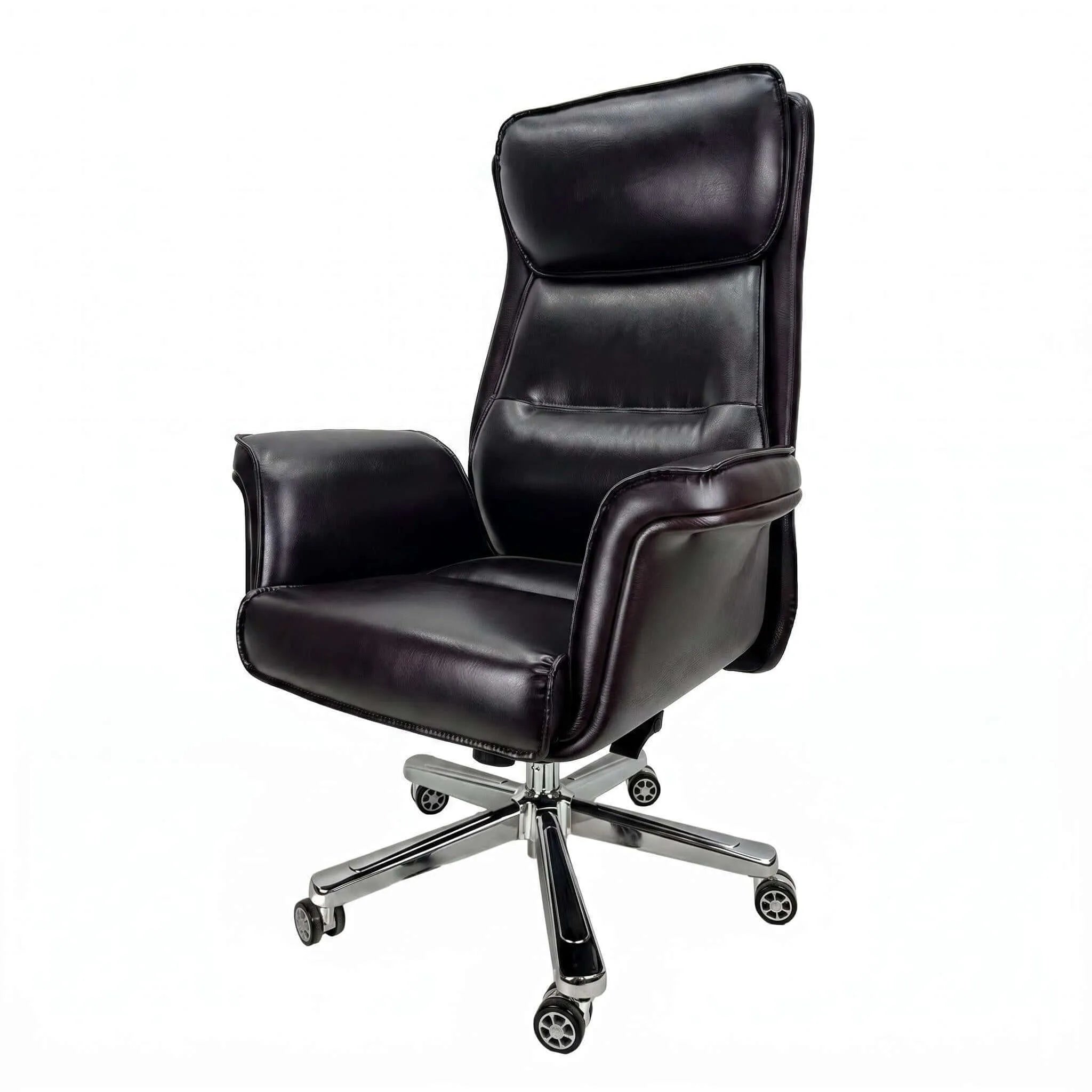 High-Back Leather Executive Office Chair Main Product Image Image principale du produit