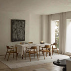 Hiroshima Nouveau Teak Armchair with Sherpa Fabric