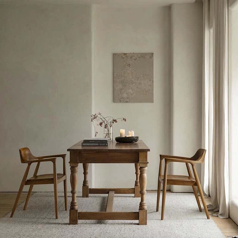 Hiroshima Nouveau Teak Armchair with Sherpa Fabric