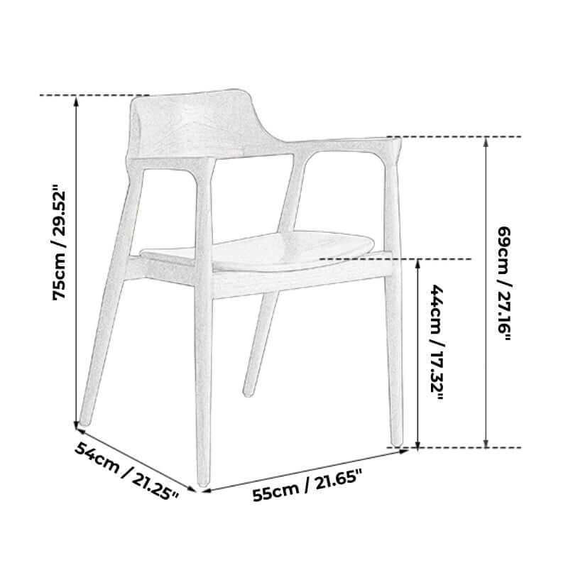 Hiroshima Nouveau Teak Armchair with Sherpa Fabric