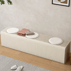 Honeycomb Paper Accordion Folding Bench with Cushioned Modular Seating