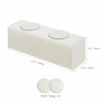 Honeycomb Paper Accordion Folding Bench with Cushioned Modular Seating