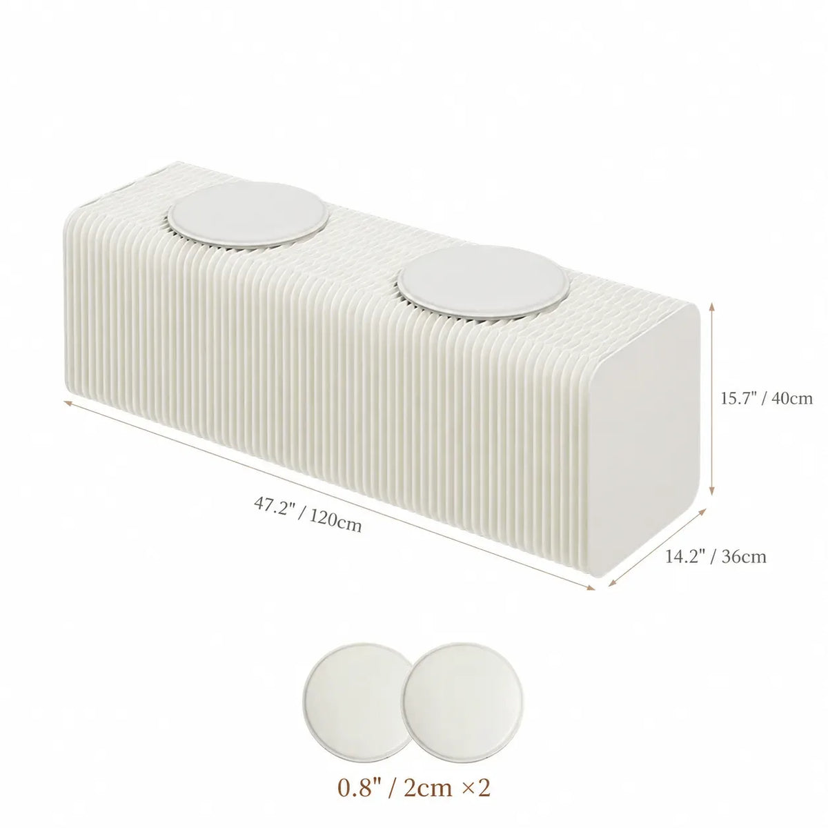 Honeycomb Paper Accordion Folding Bench with Cushioned Modular Seating