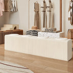 Honeycomb Paper Accordion Folding Bench with Cushioned Modular Seating