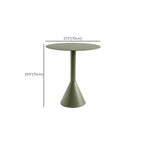 Industrial Green Metal Dining & Bar Table – Square and Round Outdoor Pedestal Tables Dimensions