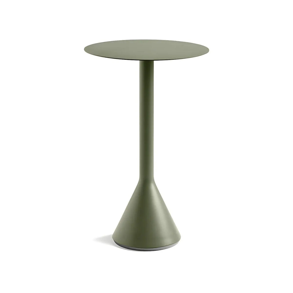 Industrial Green Metal Dining & Bar Table – Square and Round Outdoor Pedestal Tables
