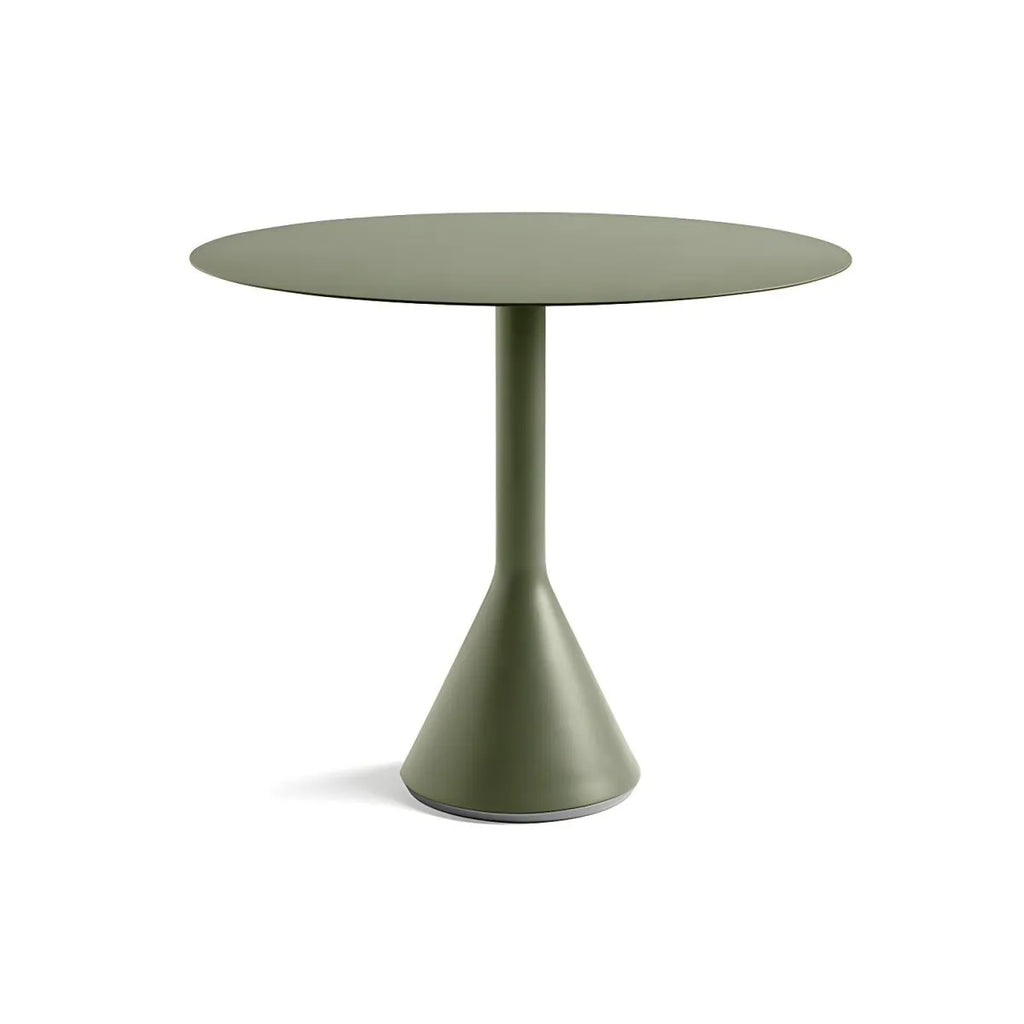 Industrial Green Metal Dining & Bar Table – Square and Round Outdoor Pedestal Tables