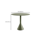 Industrial Green Metal Dining & Bar Table – Square and Round Outdoor Pedestal Tables Dimensions